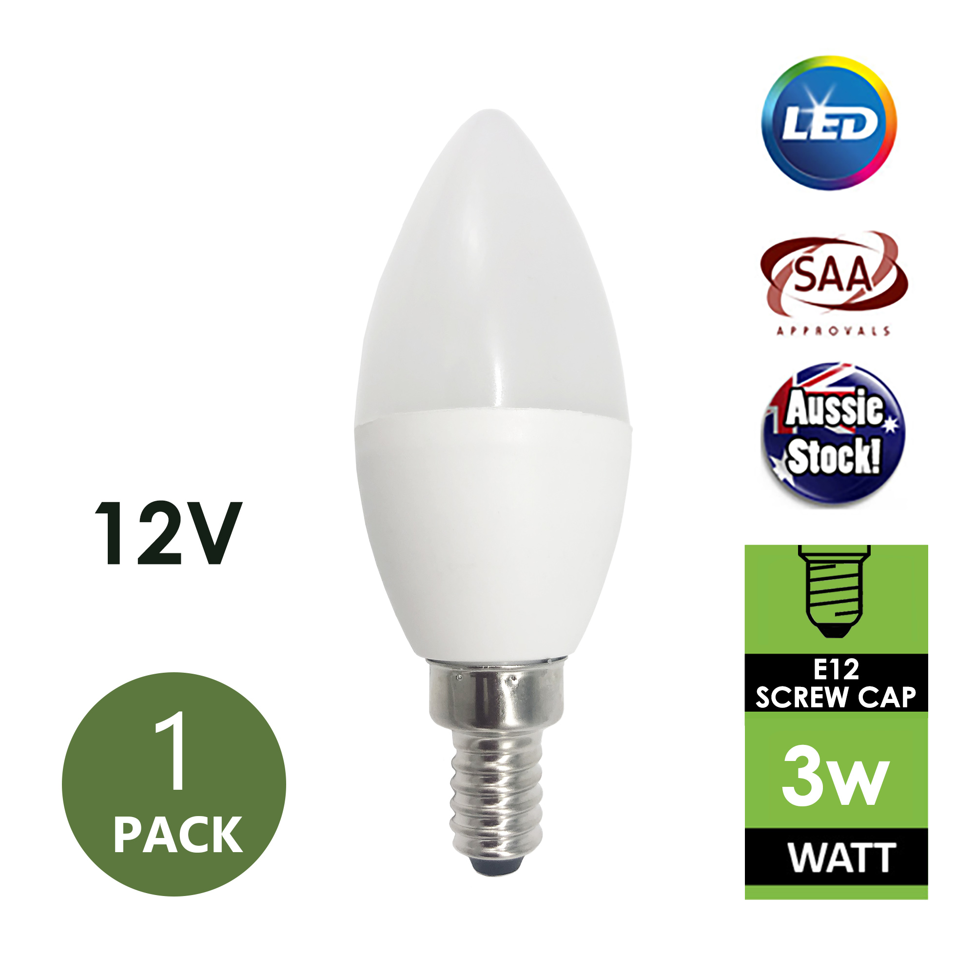 12v 3w deals screw bulb